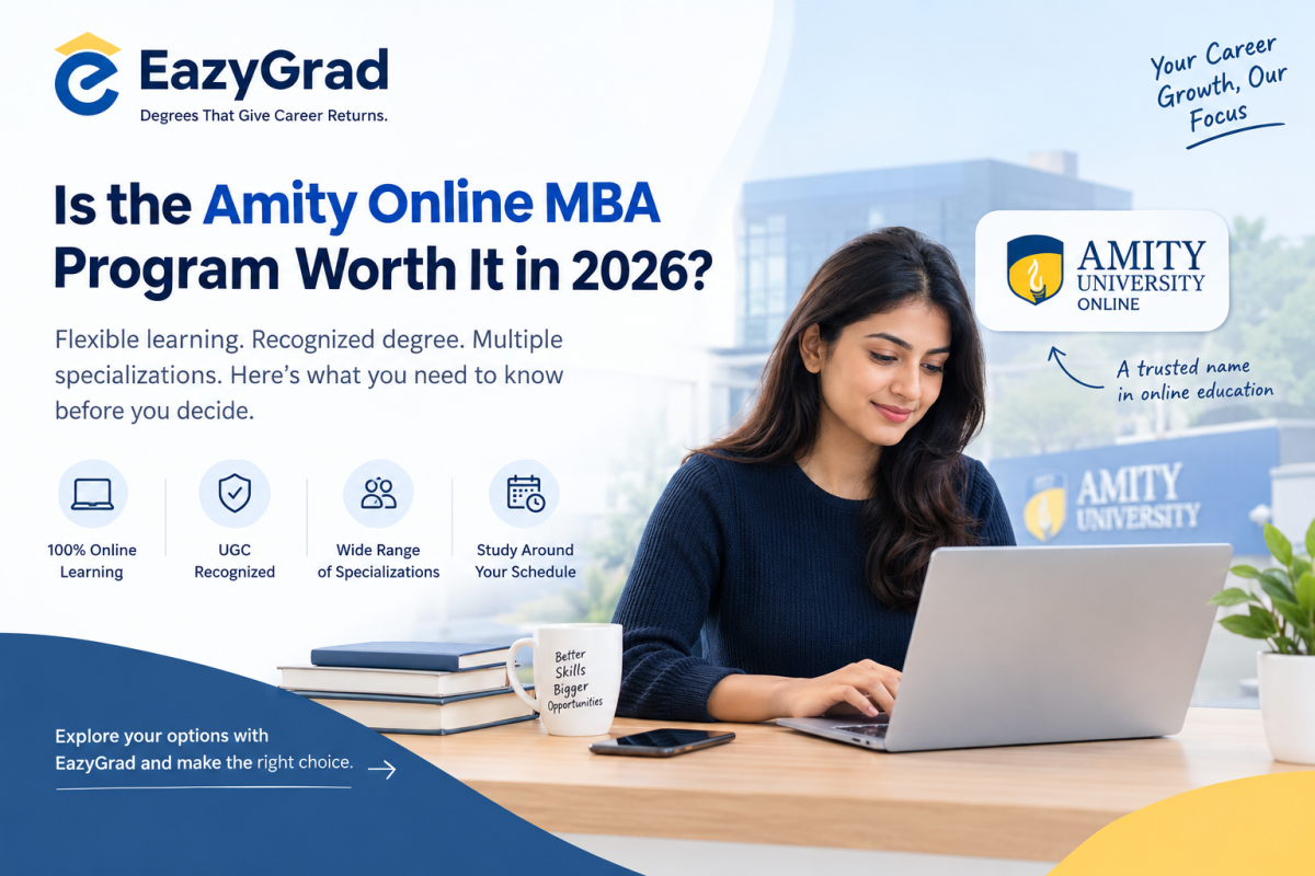 Is the Amity Online MBA Program Worth It in 2026?