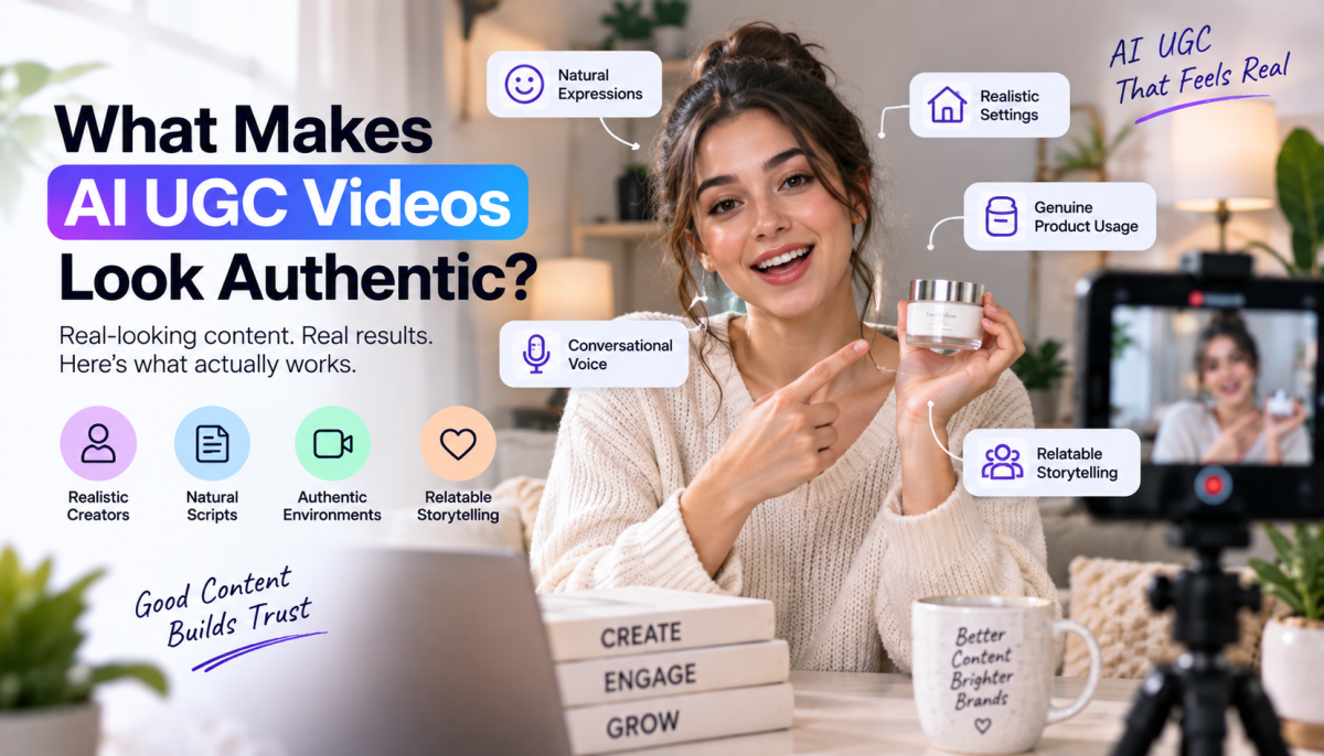 What Makes AI UGC Videos Look Authentic?