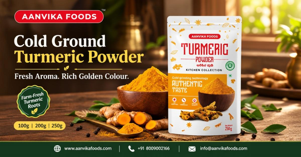 Cold Ground Turmeric Powder: Benefits, Uses & How to Choose Quality Powder