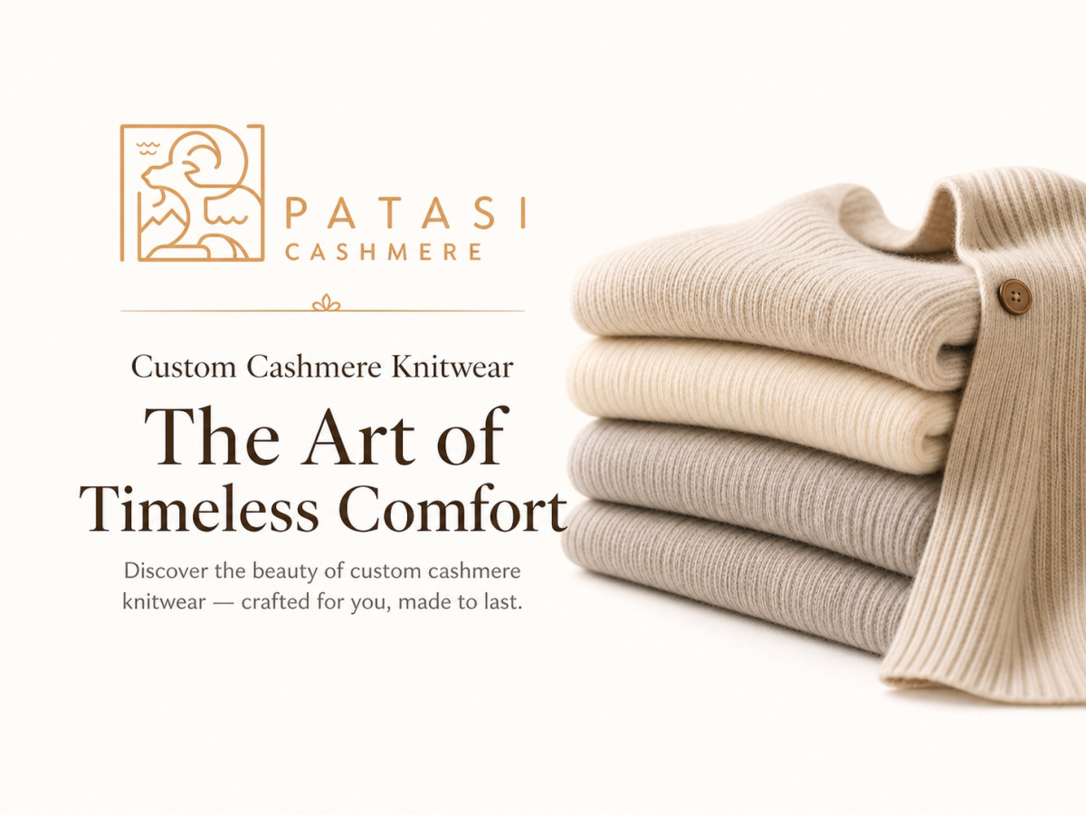 Beyond the Knit: Turning Creative Concepts into Signature Custom Cashmere Knitwear