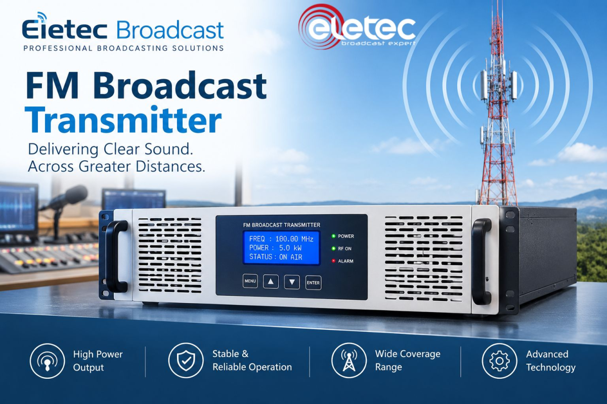 Eletec Broadcast – Professional FM Broadcasting Solutions for Modern Radio Stations 