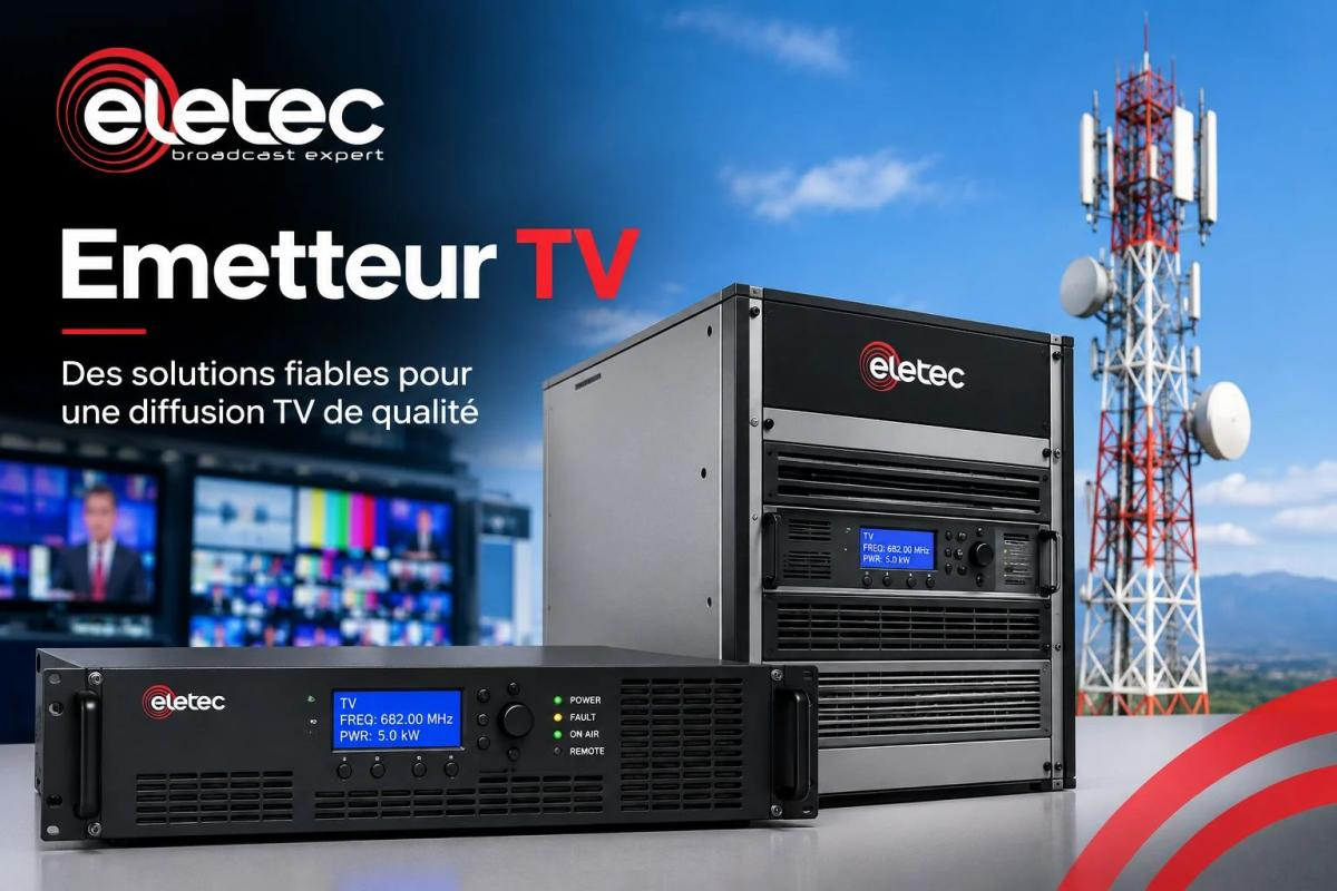 Eletec Broadcast : emetteur tv et equipement broadcast professionnel 