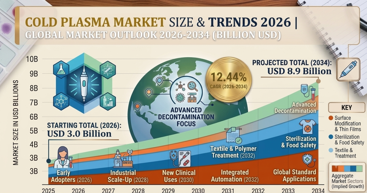Cold Plasma Market Size, Share, In-Depth Insights, Analysis and Forecast 2026-2034