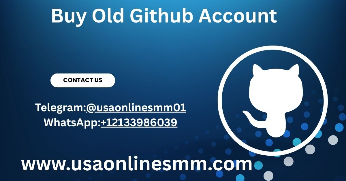 Why You Should Buy Old GitHub Accounting 2026