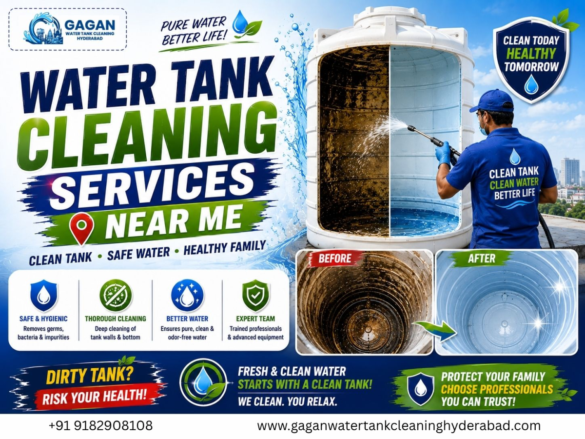 Water Tank Cleaning Services in Hyderabad