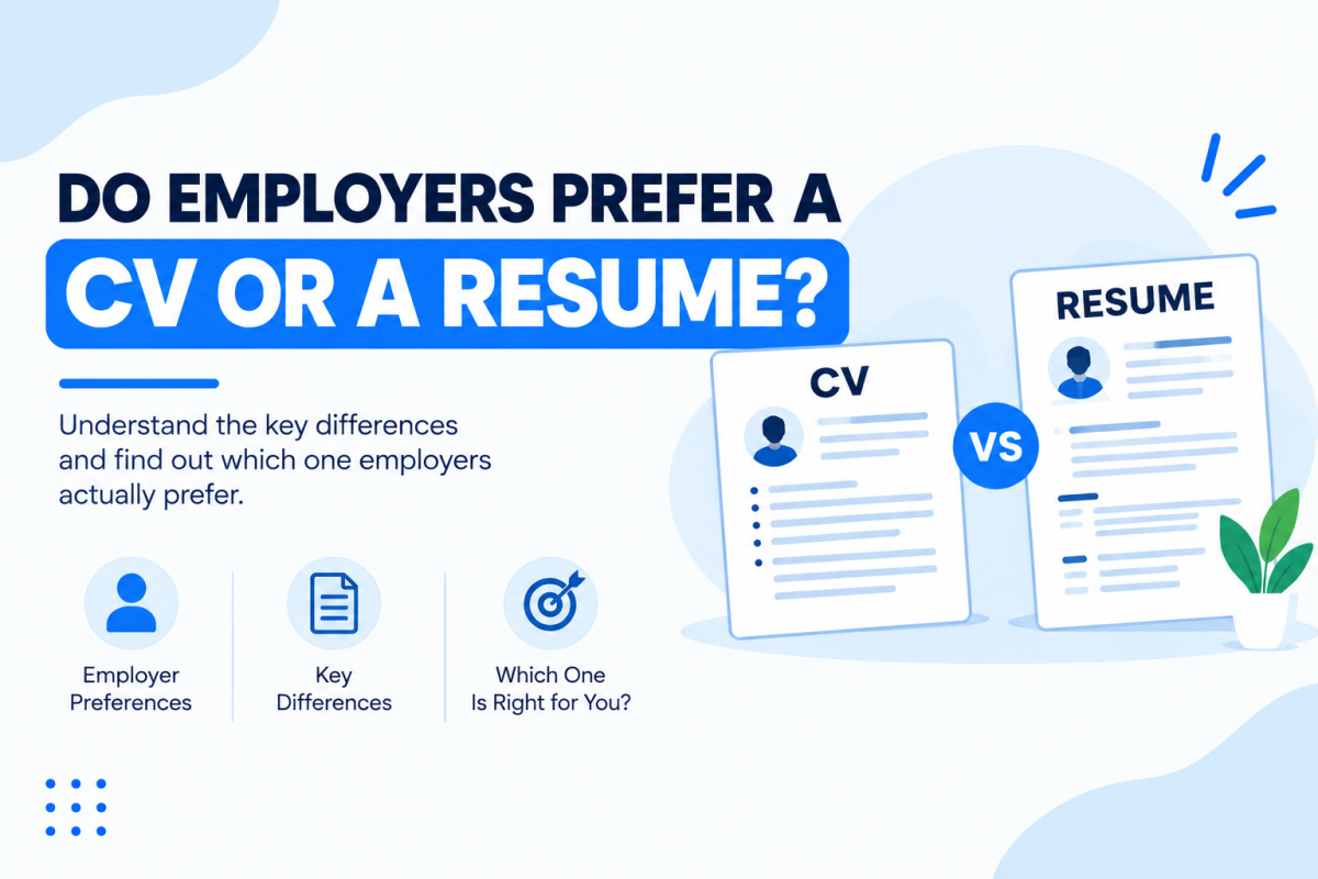 Do employers prefer a CV or a resume?