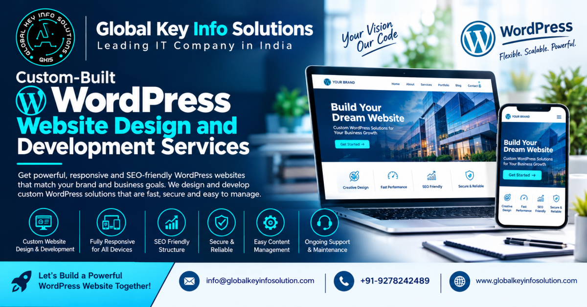 Custom-Built WordPress Website Design and Development Services