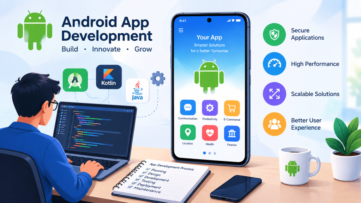 How an Android App Development Company Builds High-Performance Mobile Apps