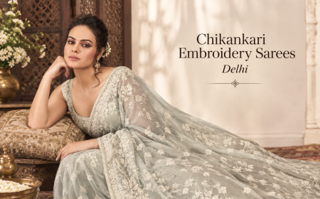 Chikankari Embroidery Sarees in Delhi for Timeless Traditional Style