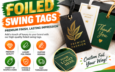 Affordable Luxury Swing Tags UK: The Power of Foil Finishing