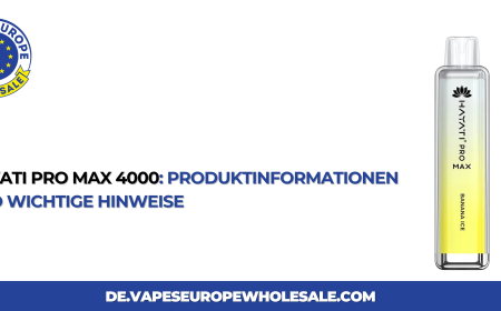 Hayati Pro Max 4000: Produktinformationen und wichtige Hinweise