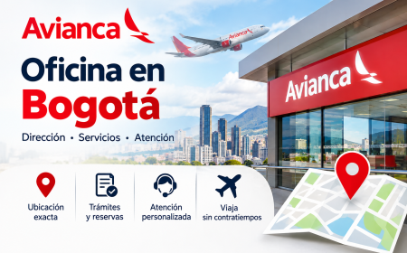 Encuentra la dirección de la oficina de Avianca en Bogotá.