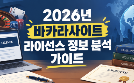 2026년 바카라사이트 라이선스 정보 분석 가이드