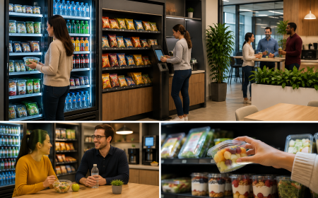 Micro Market Vending for Convenient Workplace Refreshments