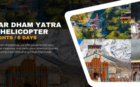 Four Sacred Destinations, One Seamless Journey: 4 Dham Helicopter Booking