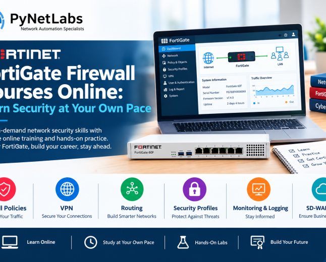 FortiGate Firewall Courses Online: Learn Security at Your Own Pace