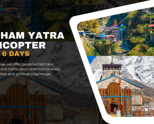 Four Sacred Destinations, One Seamless Journey: 4 Dham Helicopter Booking
