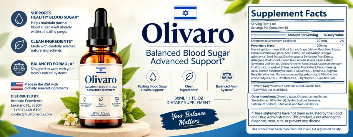 Olivaro Blood Sugar Support: A Clear, Helpful Guide to the Ingredients, Directions, and Daily Use