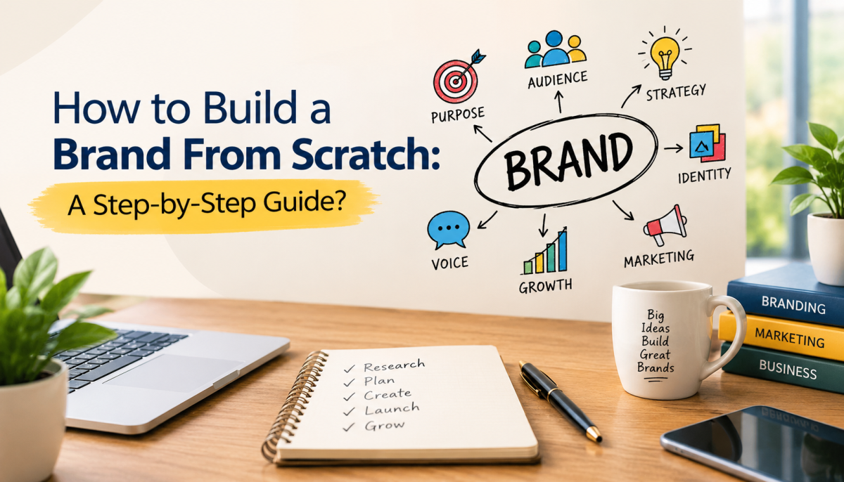 How to Build a Brand From Scratch: A Step-by-Step Guide?