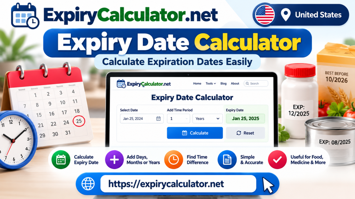 Expiry Status Calculator: Check Expiry Dates and Remaining Shelf Life