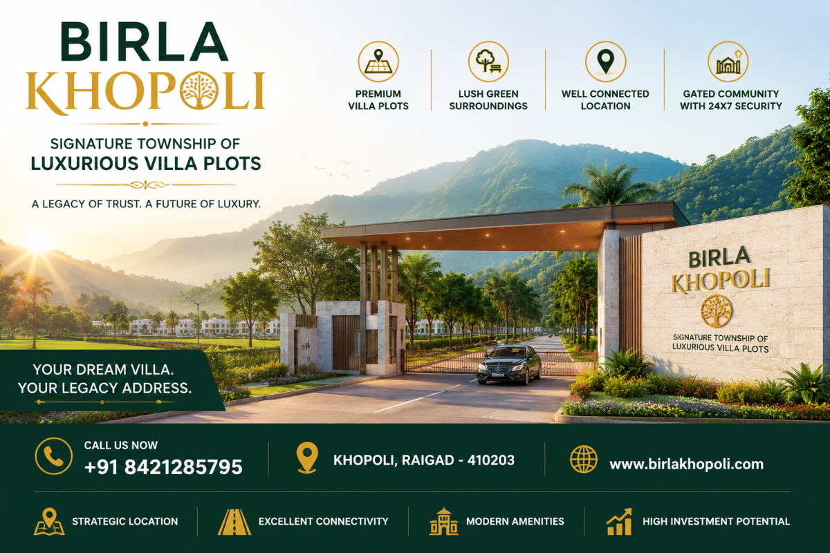 Birla Khopoli - Signature Estate of Luxurious Villa Plots
