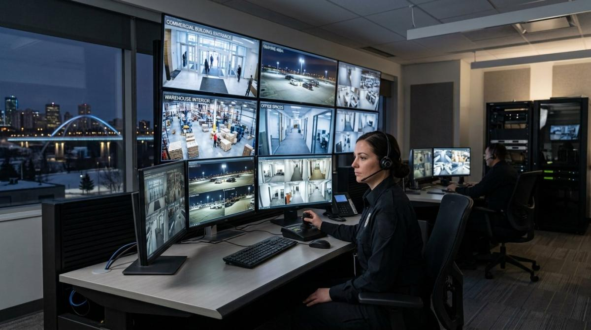 Business Security Camera Monitoring Edmonton