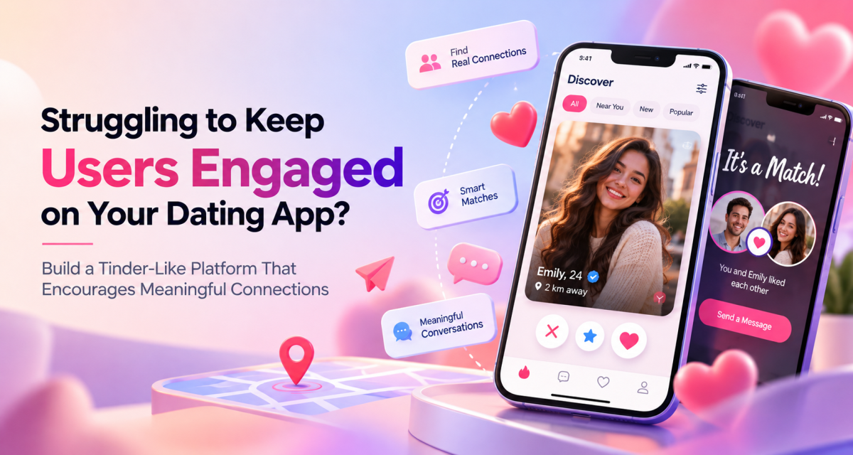 Struggling to Keep Users Engaged on Your Dating App? Build a Tinder-Like Platform That Encourages Meaningful Connections