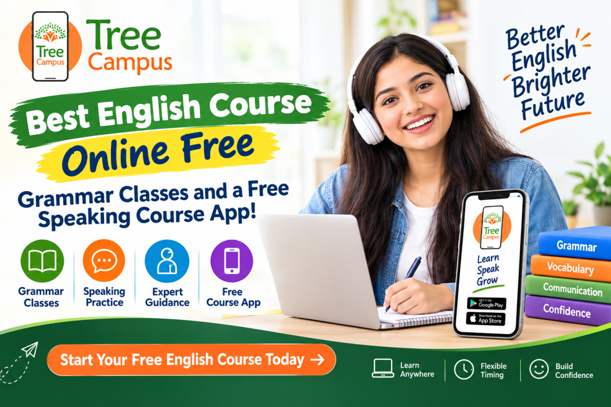 Best English Course Online Free: Grammar Classes and a Free Speaking Course App!