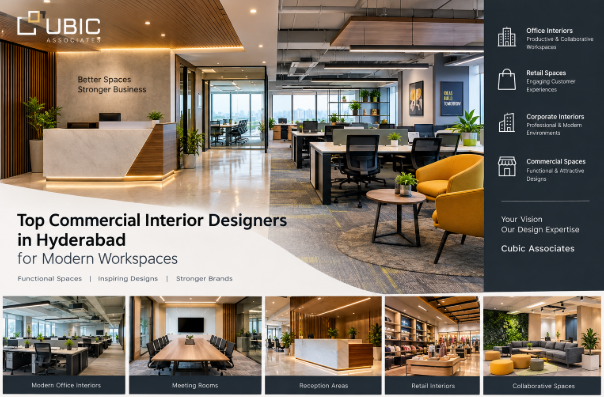 Top Commercial Interior Designers in Hyderabad for Modern Office Spaces