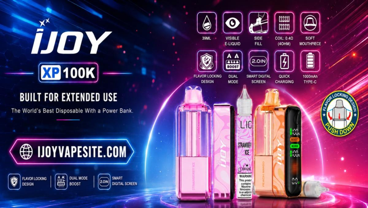 IJOY XP100k Disposable Kit – Capacity, Features & Flavors