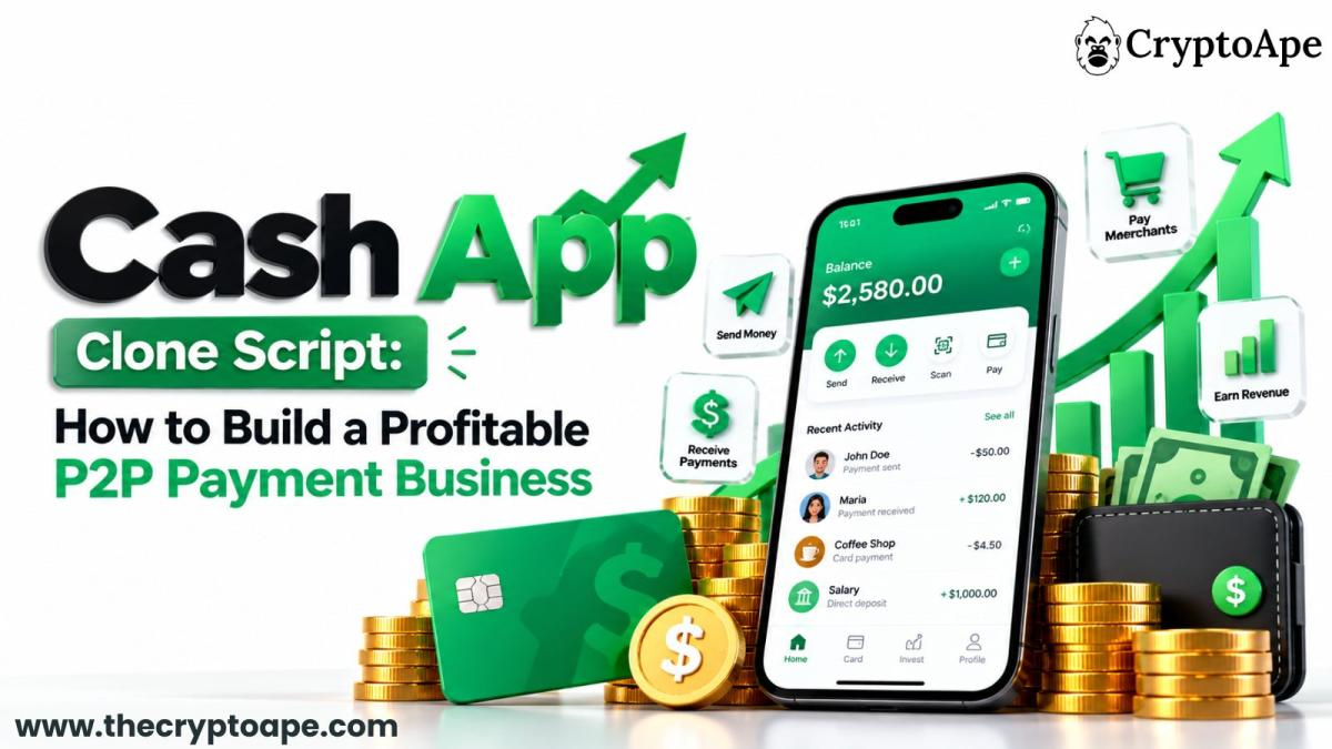Cash App Clone Script: How to Build a Profitable P2P Payment Business