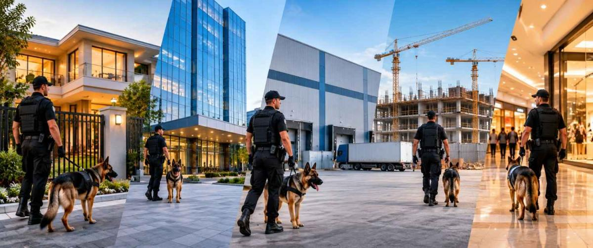 Which Properties require K9 Security Services?