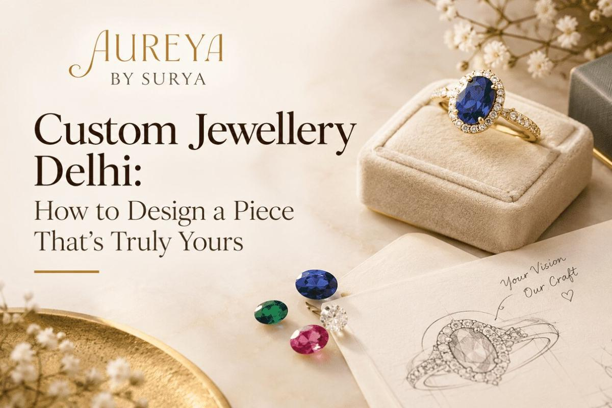 Custom Jewellery Delhi: How to Design a Piece That’s Truly Yours