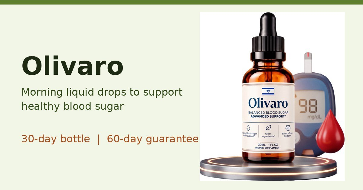 Olivaro Drops Official Reviews #1 Blood Flow Support Supplement & Its Ingredients