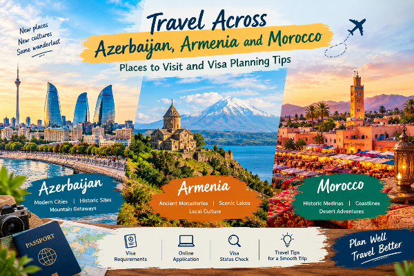 Travel Across Azerbaijan, Armenia and Morocco: Places to Visit and Visa Planning Tips