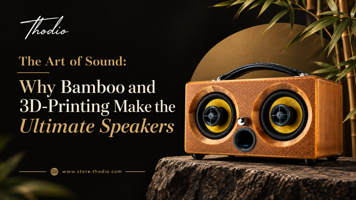 The Art of Sound: Why Bamboo and 3D-Printing Make the Ultimate Speakers