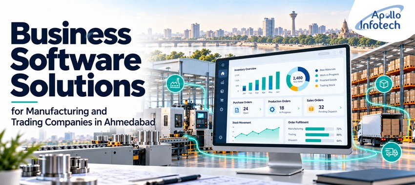Business Software Solutions for Manufacturing and Trading Companies in Ahmedabad