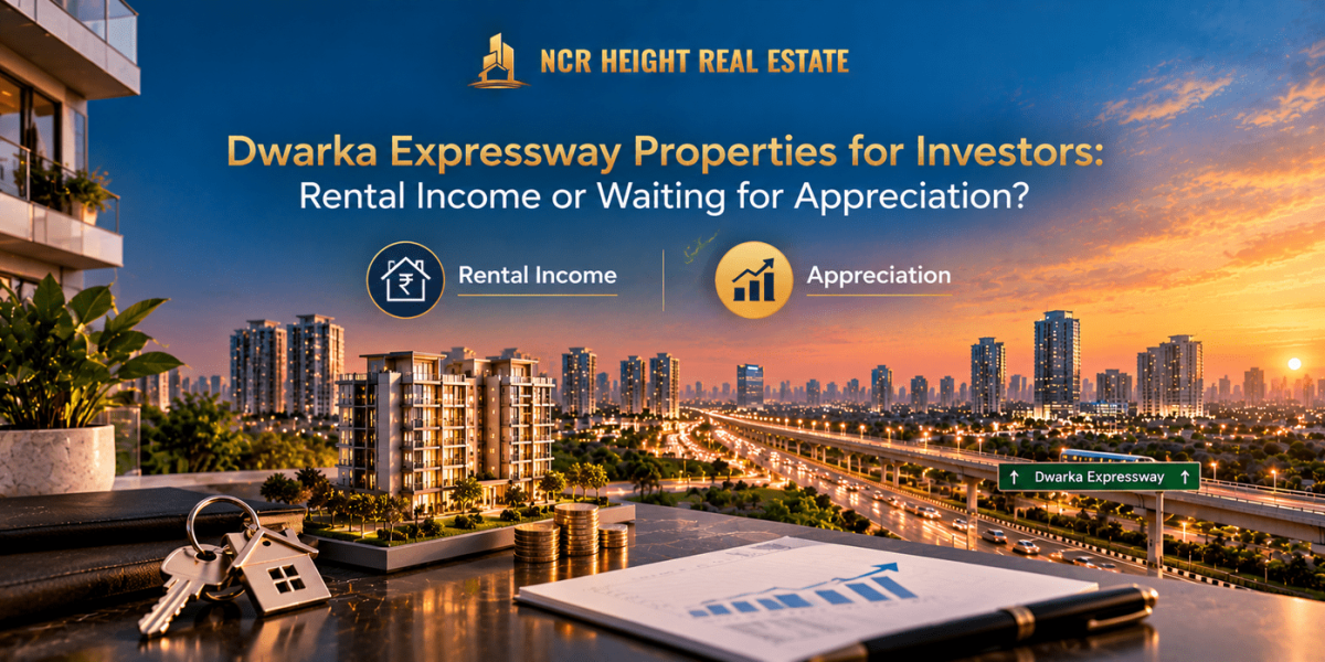 Dwarka Expressway Properties for Investors: Rental Income or Waiting for Appreciation?