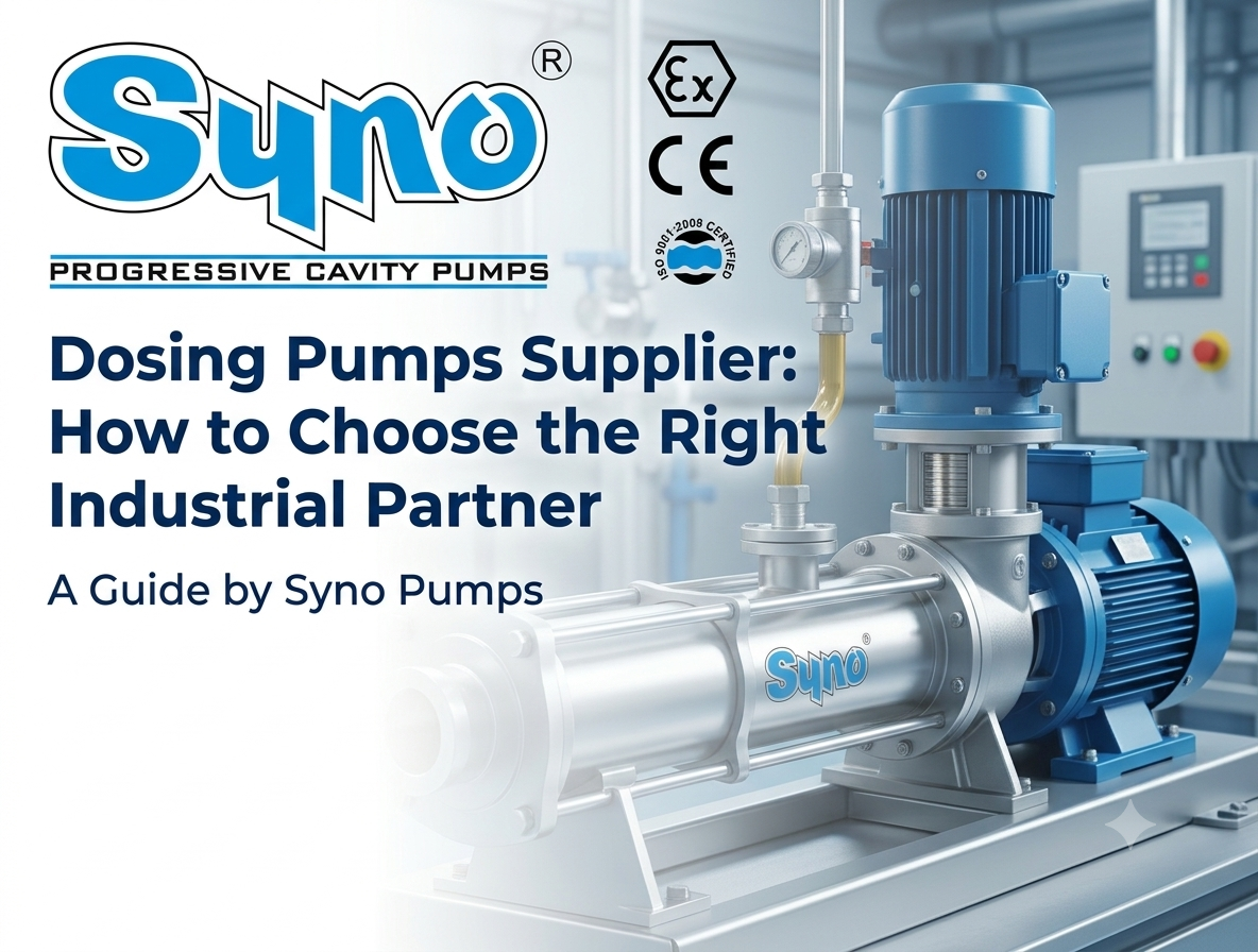 Dosing Pumps Supplier: How to Choose the Right Industrial Partner
