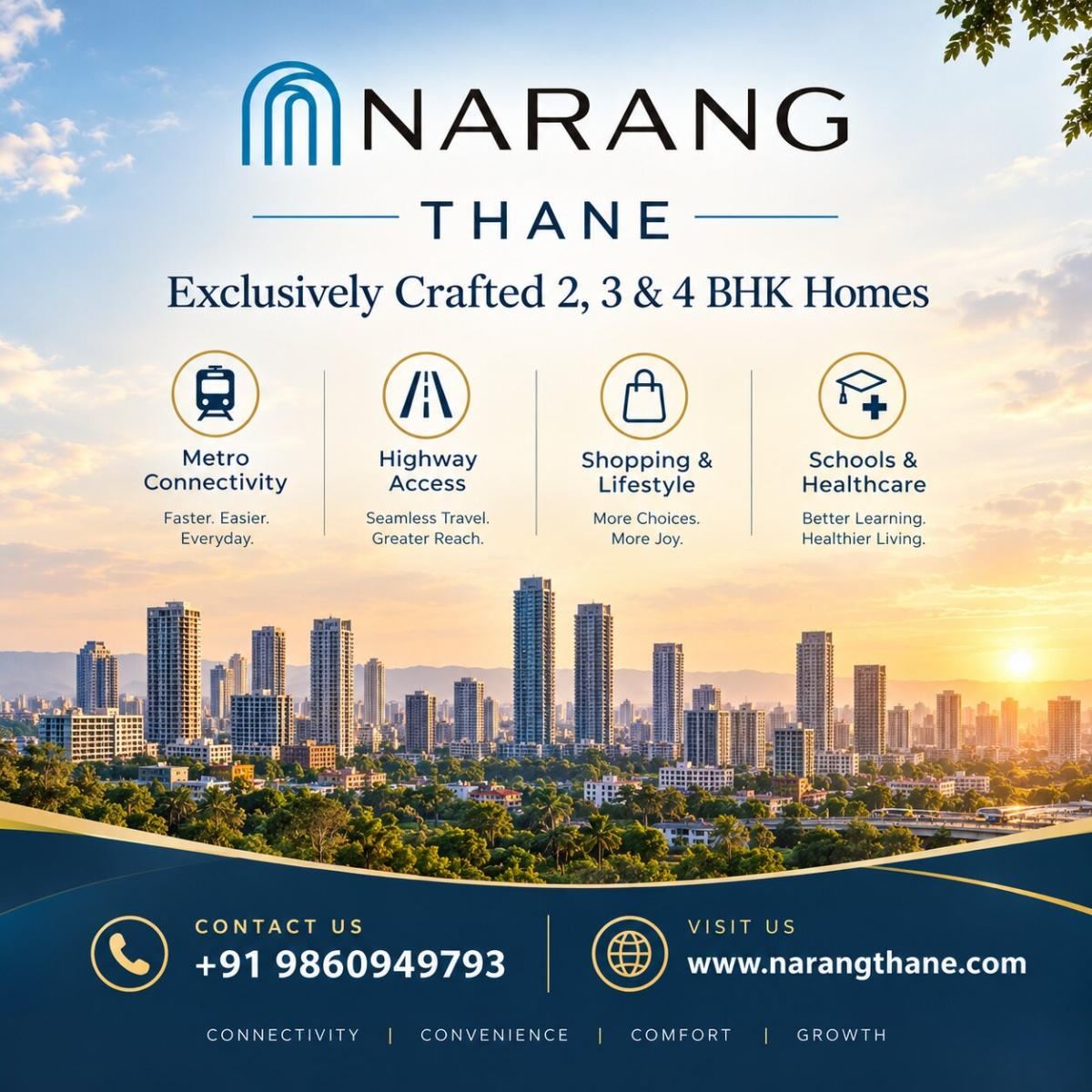 Narang Thane - Exclusively Crafted 2, 3 & 4 BHK Homes