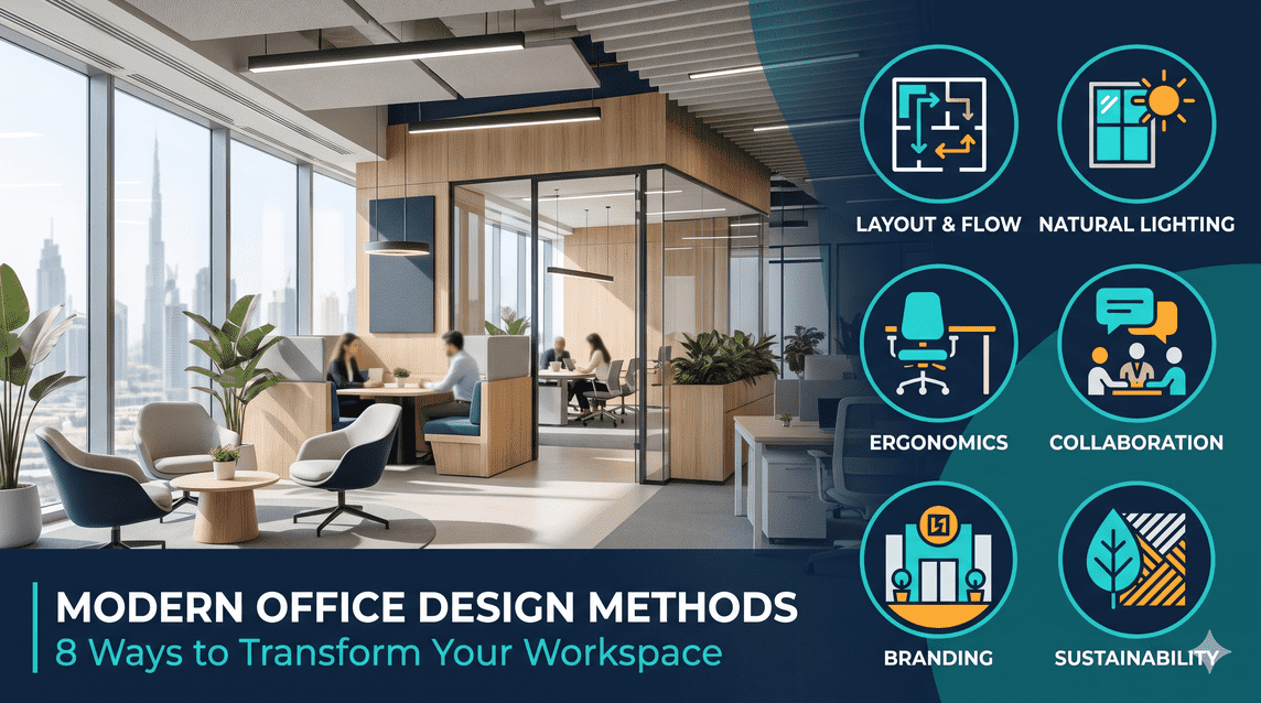 Important Interior Design Methods for Modern Corporate Offices