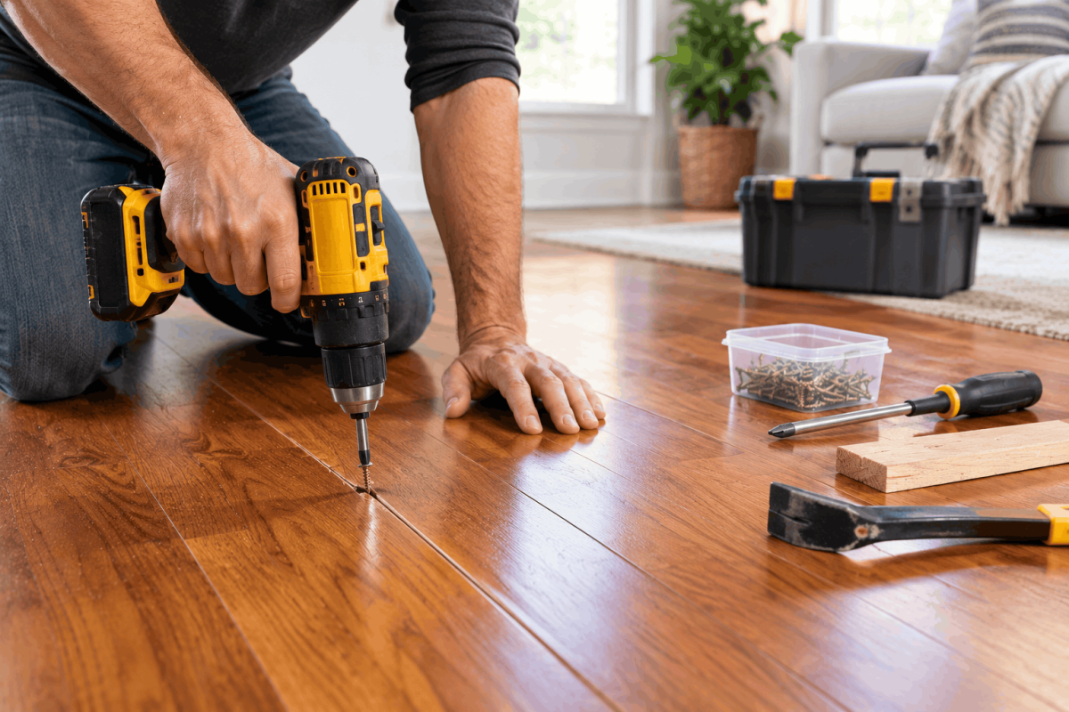 How to Fix Squeaky Hardwood Floors
