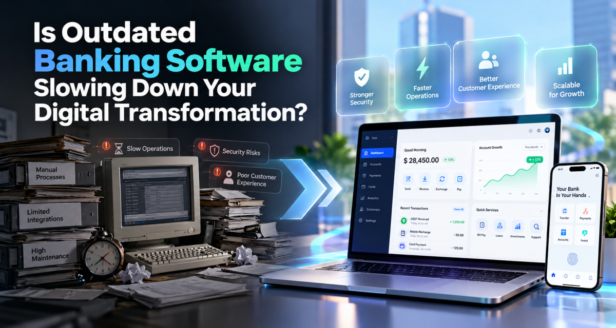Is Outdated Banking Software Slowing Down Your Digital Transformation?