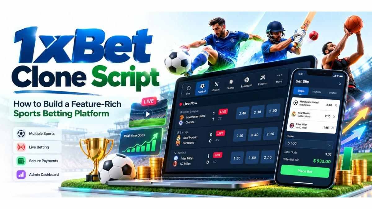 1xBet Clone Script: How to Build a Feature-Rich Sports Betting Platform