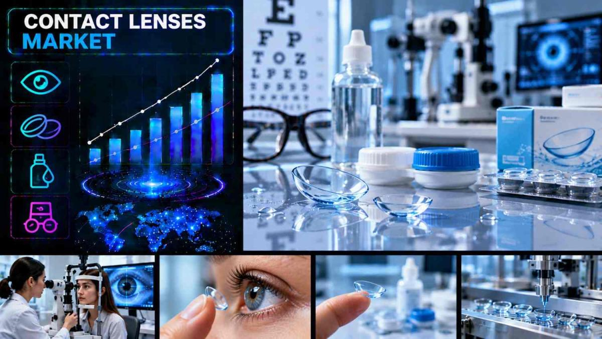 Contact Lenses Market to Grow at a CAGR of 4.92% Through 2034