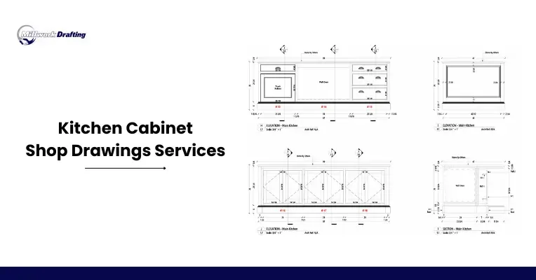Kitchen Cabinet Shop Drawings Services | Cabinet Drafting