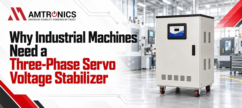 Why Industrial Machines Need a Three Phase Servo Voltage Stabilizer