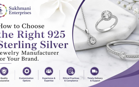 How to Choose the Right 925 Sterling Silver Jewelry Manufacturer for Your Brand