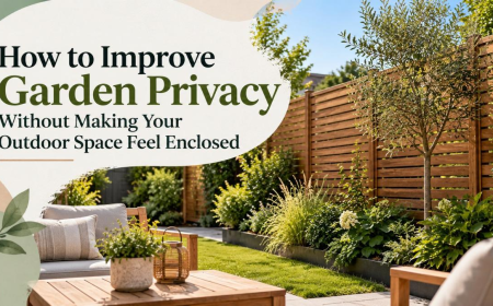 How to Improve Garden Privacy Without Making Your Outdoor Space Feel Enclosed