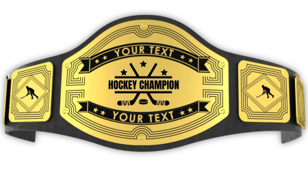 Custom Design Hockey Championship Belt